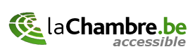la Chambre.be accessible (logo) - lien vers l'accueil